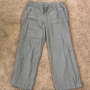 Olive Gray Linen Pants